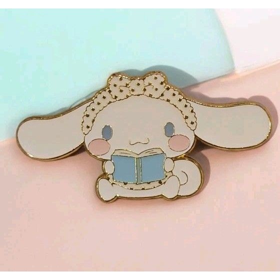 Loungefly Cinnamoroll Sanrio Pajamas Enamel Pin Bunny Hat Lapel Backpack Pin 2